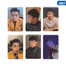 Kpop Exo 백현 솔로 6 번째 앨범 집착 Lomo 카드 K-pop 자체 제작 종이 포토 개/대, [02] 02