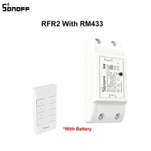SONOFF-콘센트 RFR2 와이파이 차단기 모듈 DIY 와이파이/433MHz RF 원격 제어 스위치 스마트 홈 자동화는 sonoff RM433 과 함께 작동합니다, RFR2 With RM433R2