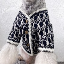 반려동물 니트 가디건 따뜻한 스웨터 강아지 고양이 반려동물 겨울옷