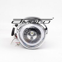 Citycoco 전기 스쿠터 LED 헤드라이트 비드 라이트 중국 스쿠터 부품, 01 Black