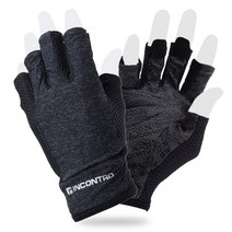 지원군몰 스판 메쉬 스포츠 반장갑 봄 여름 남성 여성용 등산장갑, 검정(여)