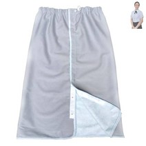 성인용 방수 패드 침대 매트 이불 기저귀 병실용 환자용 남여공용 대형 22, 블루 그레이 보이지 않는 스냅 버튼 xl 허리 2