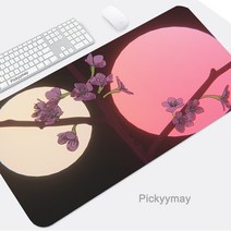 마우스 손목쿠션 손목받침대 손목보호대블랙 마우스 패드 벚꽃 데스크 매트 핑크 사쿠라 쿠션 키보드 컴퓨, 03 3_12 400x900x4mm