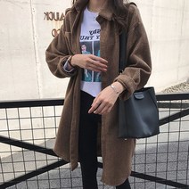 빈티지 긴팔 빅사이즈 여성의류 봄가을 계절 클래식 디자인감각 상의 스타일 코디 하프기장 코듀로이셔츠 코트 2647177924