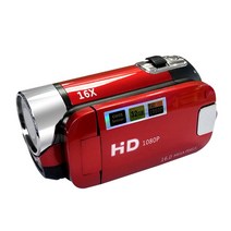 Andoer 디지털 카메라 비디오 레코더 16X F-ocus Zoom 2.7인치 TFT 스크린 디스플레이, 빨간색