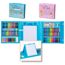 어린이 초등학생 미술 도구 문구 세트, 핑크