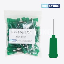 D_니들 주사기 주사 바늘 본드바늘 PN-14G_50개, 단품