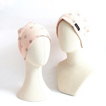 [비다즐] 눈꽃 베이직 수면비니 (인디핑크) 항암모자 항암두건 여성비니 수면비니 이너비니 실내용비니 실내비니 여성 겨울비니 여성 비니 모자 모음 비다즐모자 사이즈제작 면비니 반다나