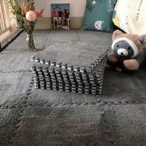 카페트타일 층간소음방지 거실 카페트 자녀방 인테리어 카펫 침실 방 네모 매트 자녀방, 30x30 [10개], 회색