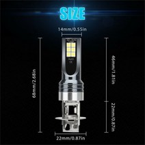 2Pcs H3 LED 자동차 안개 전구 DRL H11 H8 H9 H4 H7 바이크 오토바이 헤드 라이트 램프 9005 운전 전조등 6, 07 H7, 03 8000 천개 화이트 블루