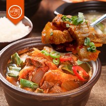 김치 짜글이 야식 술안주 간편하게 밀키트 캠핑 돼지고기 듬뿍 찌개 1인분, 1개