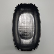 굿다이닝 매트 사각타원 접시, G-0312(19.9×12.4×3.3cm), 1개