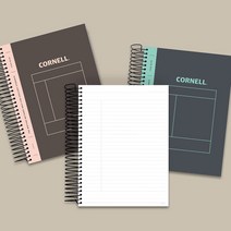 코넬식 노트 스프링 학생 노트 필기노트 라인공책, 밍크