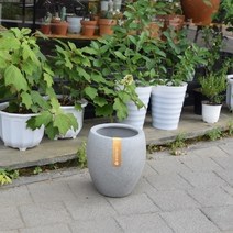 esteras 실외용 FRP 대형타원화분 25x30cm 연그레이esteras 실외용 FRP 대형타원화분 25 30cm 연그레이, o(단순변심불가)