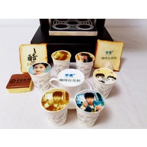 라떼 아트 기계 3D프린터 머신 커피 까페 모양내기, 마카롱 스탠드 보내기 컬러 잉크 카트리지