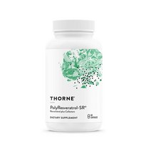 쏜리서치 폴리 레스베라트롤 60정 2병 Thorne Research PolyResveratrol-SR 60 capsules 1bottle, 60개입, 2개