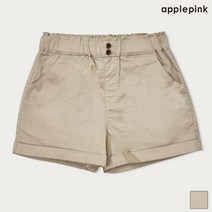 애플핑크 밴딩 면 반바지 APP0P303
