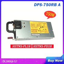 DPS-750RB HP DL380G6 G7 서버 HSTNS-PL18 506821-001 511778-001 512327-B21 750W, 한개옵션0