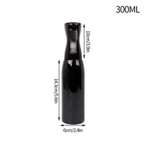 200/300/500ML 스프레이 병 휴대용 리필 식물 스프링클러 연속 안개 홈 꽃 물을 살롱 이발사 물 분무기, 02 Black 300ml
