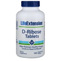 라이프익스텐션 디 리보오스 D Ribose 타블렛 100정 Aa11777 세계적 톱상품 해외 현지 구매