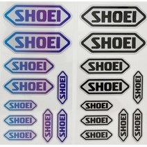 바이크 스티커 SHOEI 스티커 로고 스티커, 4.SHOEI 스티커 / 블랙 (글자 화이트)