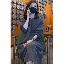 여성 봄원피스 여자 캐주얼 하객 봄 가을 원피스 시크 무지 크로이 롱