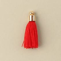하이동대문 실캡 골드(소) 태슬 장식, 1세트, 레드