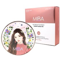 미바 이온칼슘 파운데이션 왕쿠션 시즌2, 23호 차분한 피부(본품), 1개