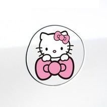 키티스티커 키티차량용스티커 인테리어 스티커, 제품6)키티주유구스티커핑크