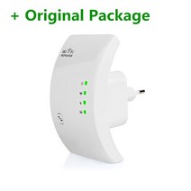 무선 와이파이 리피터 범위 익스텐더 300Mbps 네트워크 앰프 신호 부스터 액세스 포인트, CHINA_EU plug | white-original