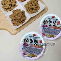 원샵 강아지햇밥 연어 6개1박스 강아지습식간식 반려견보양식 반려견건강식