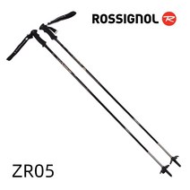 스노우파워 스키 폴 폴대 탄소 섬유 복합 스틱, ZR05 고급 모델, 115cm