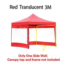 가제보 철제 정자 파고라 캐노피 천말 텐트 방수 옥스포드 천 없는 측면 벽 전용 탑 액세서리 야외 도구 3 가지 스타일 1PC, 9.9