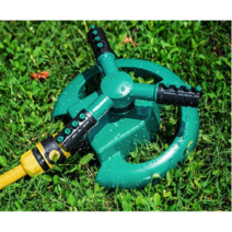 순잠 3헤드 4노즐 정원 스프링클러, 1개, 그린