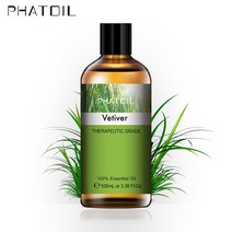 가습기 100ml 라벤더 재스민 바닐라 오일 수면 용 아로마 테라피 가습기 디퓨저 캔들 용 에센셜 오일 DIY, 16 Vetiver_01 100ml