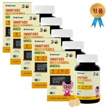 청소년 멀티비타민 미네랄 씹어먹는 구미 츄어블 종합영양제 60정 5통