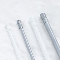 할메이드 분체 압축봉 천장 커튼레일 옷장 커텐 커튼봉 10 size, 40~70cm(직경13mm)화이트