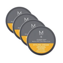 폴미첼 MITCH 클린 컷 남성용 스타일 크림 왁스 미디움홀드 85g Paul Mitchell MITCH Clean Cut Styling Cream, 4개