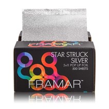 [정품] Framar Star Struck 실버 팝업 헤어 포일 알루미늄 호일 시트 하, Silver