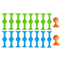 다트 룰렛판 기계 전자 Popdarts-팝 다트 게임 빨판 트릭 샷 스틱 세트 실내 야외 스트레스 해소 장난감, 05 18 darts (2 oranges)