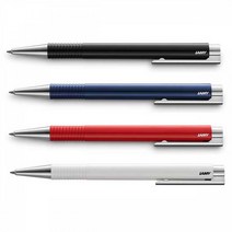 라미 LAMY 로고 볼펜 204 M+ 화이트 블랙 블루 레드