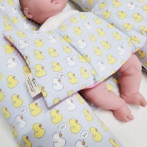 가슴안정베개 태열 모로반사 방지 관리 3D에어매쉬 바이오비드폼 좁쌀 똑따기, 꽃향기 매쉬화이트