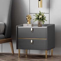 우드슬랩식탁 테이블 Rock Slab Solid Wood Simple Modern Light Luxury Bedside Table Sense of Complete, 12 L