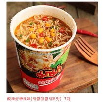 미루시노 태국 식품 즉석요리 즉석식품 새콤매콤새우맛 컵라면 7개 WDG 725