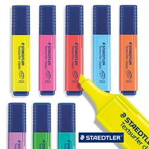 Inkjet Safe 스테들러 텍스트서퍼 클래식 형광펜 364 트위스트 캡, 364-2 레드