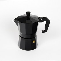 moka pot italian 커피 머신 에스프레소 알루미늄 간헐천 커피 메이커 주전자 라떼 스토브 클래식 커피웨어 바리 스타 액세서리, 450ml--블랙