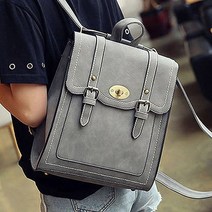 [프롬슈] 캐주얼 사각 백팩 대학생 가방