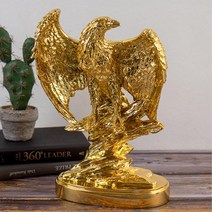 아빠서재 임원실 골드 독수리조각상 조각품 거실꾸미기 장식소품