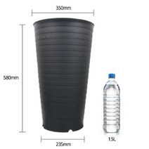 58cm 대형 큰 화분 토분 높은 식물 키우기 산세베리아 타이거하니 여인초, 그린