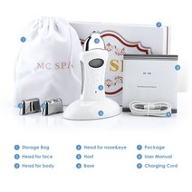 갈바닉 페이셜 머신 Microcurrent Skin Rejuvenate Tightening 안티 링클 페이스 리프팅 스킨 케어 툴 바디, 01 with Box